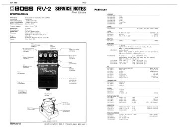 Boss_Roland-RV 2-1987.Reverb preview